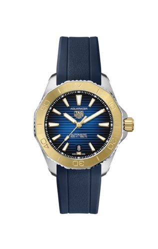 TAG Heuer Aquaracer Professional 200 40 Automatic Stainless Steel - Yellow Gold / Blue / Rubber